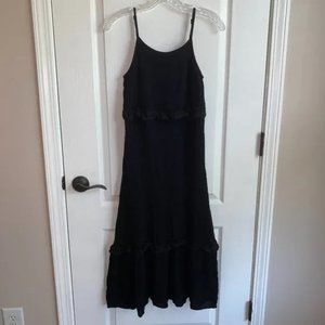 art class L 10/12 Maxi sundress tiered woven lace EUC